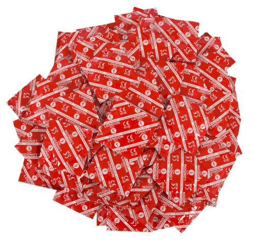 London condoms RED-Nominal width 56 mm.
